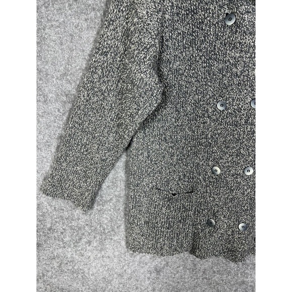 Carole Little Wool Silk Double Breasted Cardigan Sweater Vintage Womens Small - Picture 7 of 13